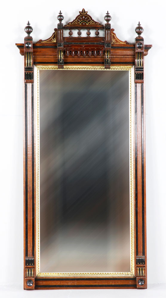 Appraisal: - th C Eastlake Mantle Mirror th century Eastlake over