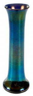 Appraisal: Steuben Blue Aurene Vase cylindrical vase with flared base and