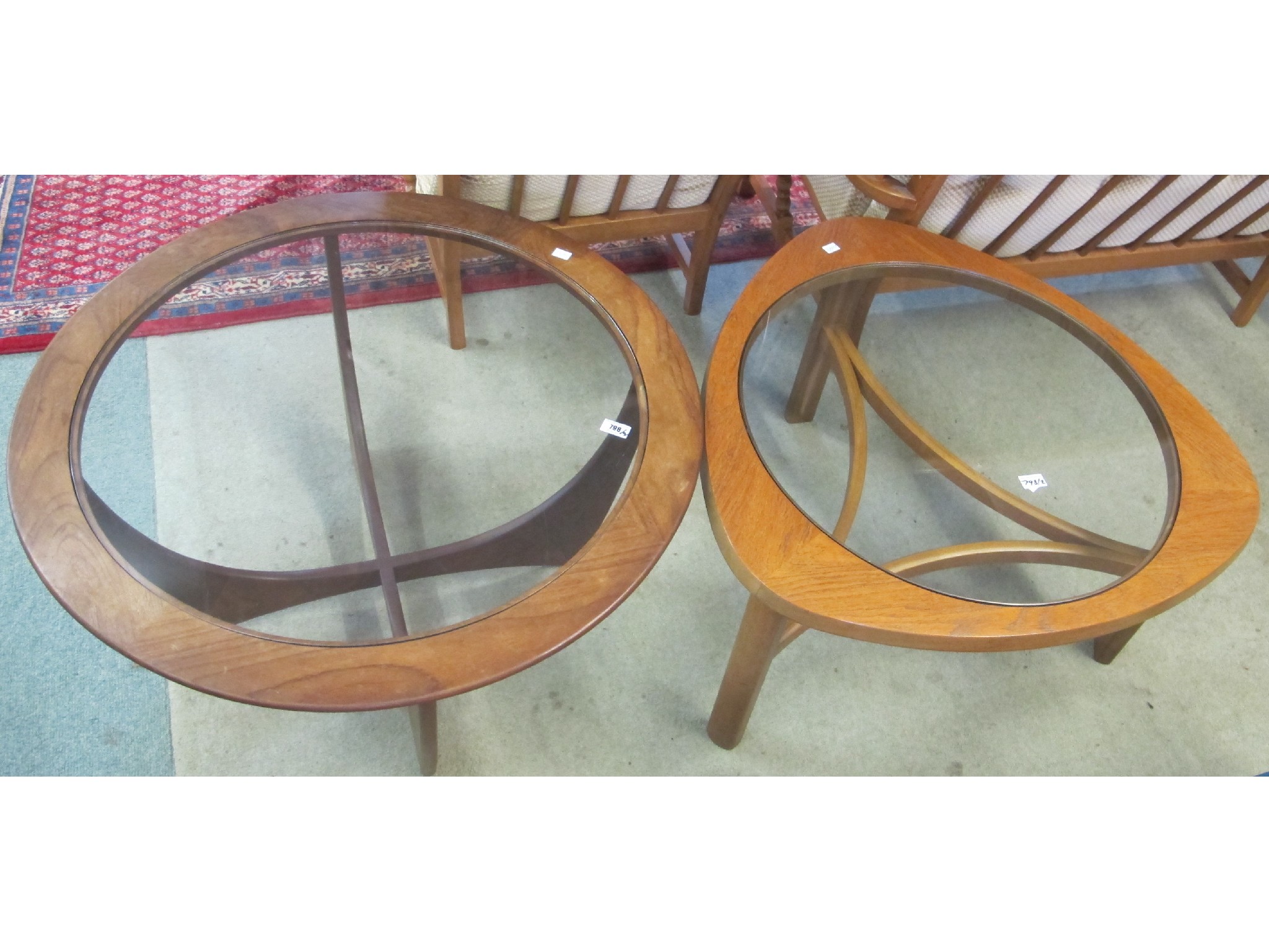 Appraisal: Two G-plan teak coffee tables