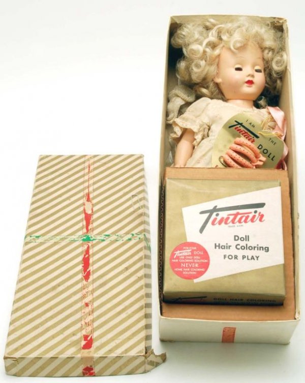 Appraisal: Tintair doll by Effanbee in the Pink trim Includes sleep