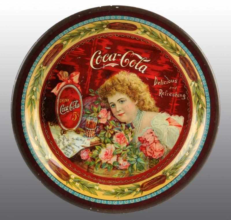 Appraisal: Tin Coca-Cola Tip Tray Description Beautiful condition with great color