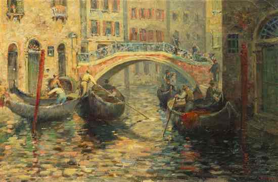 Appraisal: C L V Young th th century Bridge of Sighs