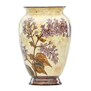 Appraisal: JOHN BENNETT Vase with phlox JOHN BENNETT - Vase with