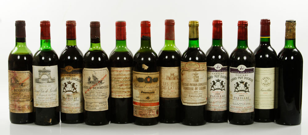 Appraisal: - Assorted Lot of Wines Chateau Grand-Puy Ducasse Pauillac ml