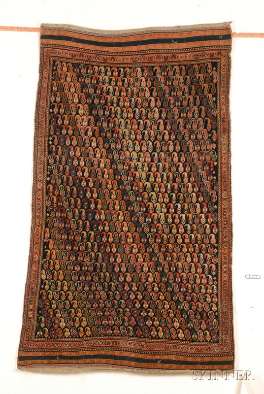 Appraisal: Qashqai Rug Southwest Persia late th century very small crude