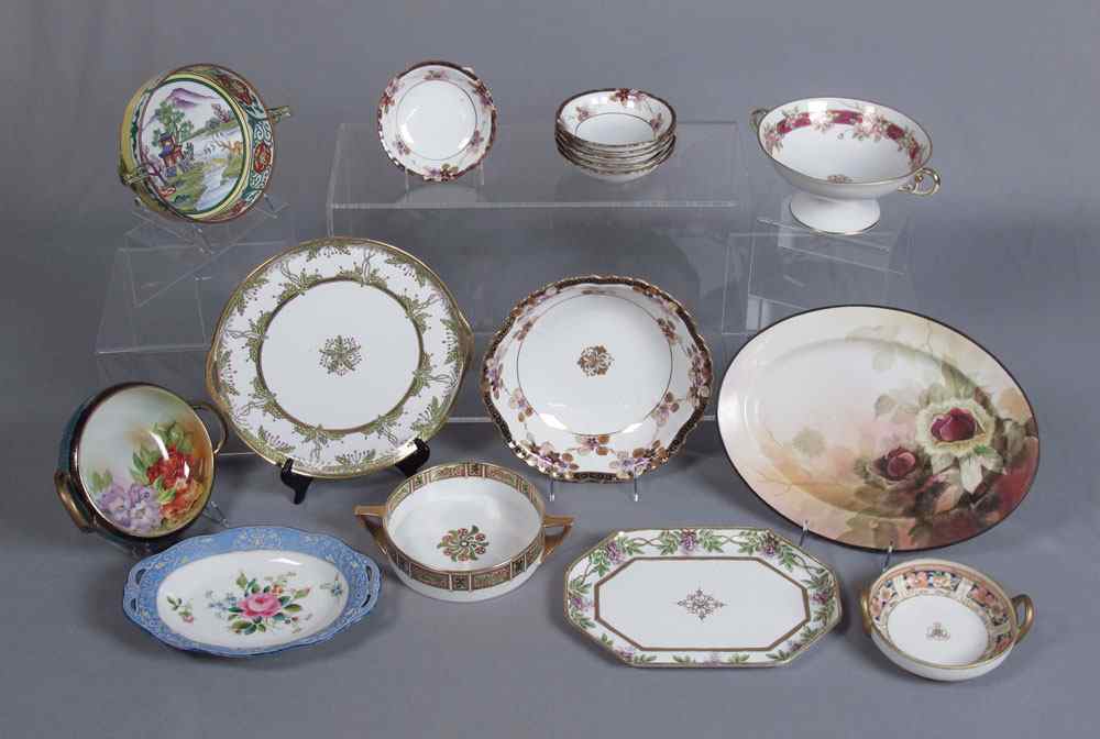 Appraisal: LARGE COLLECTION OF NIPPON PORCELAIN A piece assembled collection of