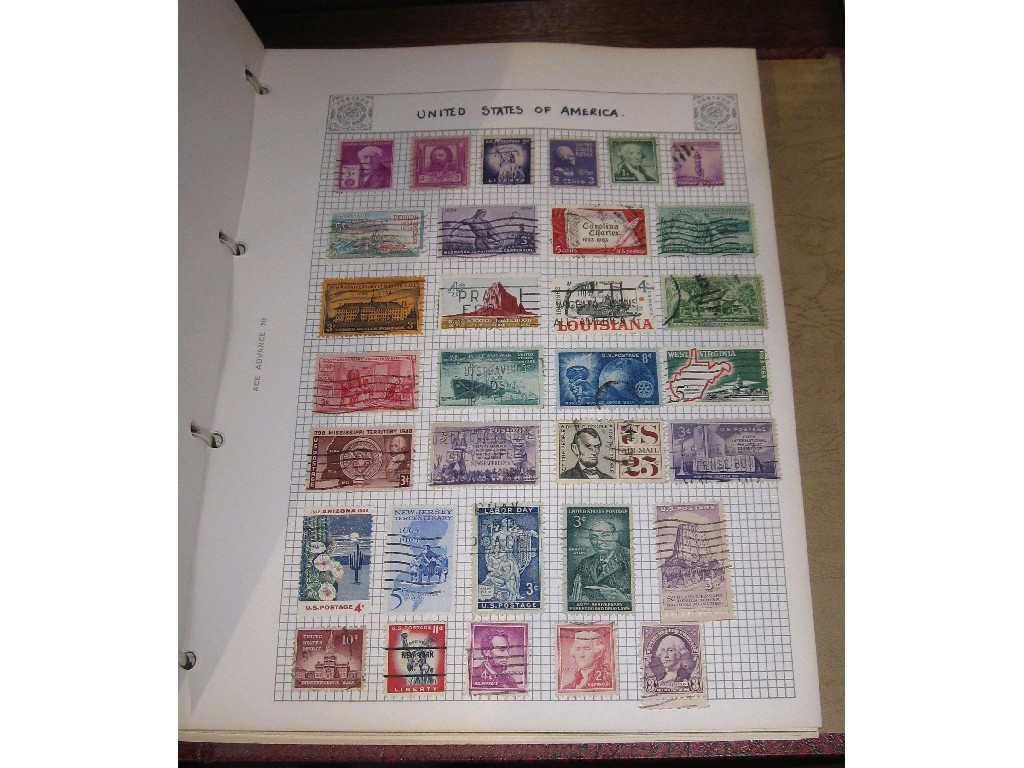 Appraisal: Album of stamps