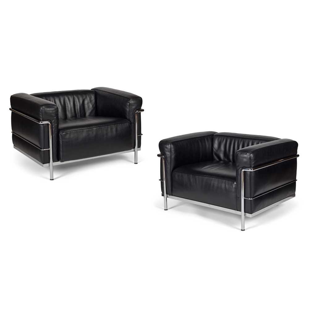 Appraisal: LE CORBUSIER SWISS FRENCH - FOR CASSINA PAIR OF 'LC