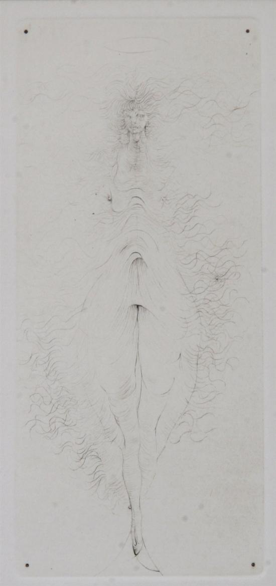 Appraisal: HANS BELLMER German - ILLUSTRATION FROM MADAM EDWARDA Etching from