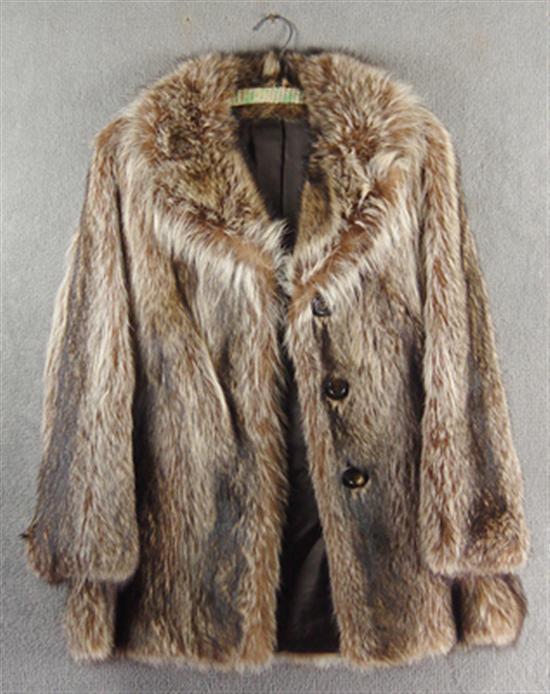 Appraisal: Ladies Wolf Fur Coat Stroller length