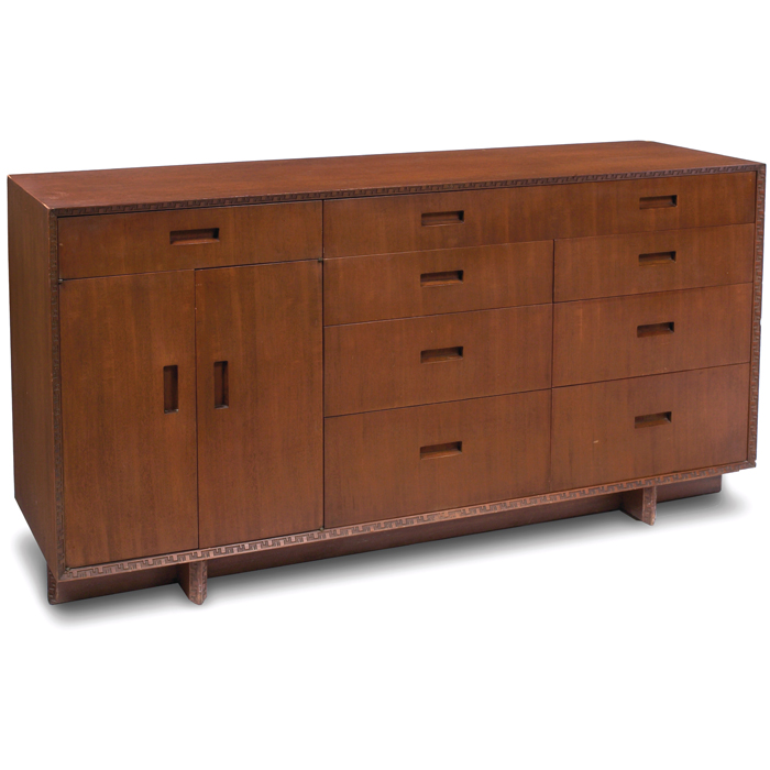 Appraisal: Frank Lloyd Wright sideboard manufactured by Heritage Henredon series of