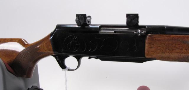 Appraisal: Browning BAR -caliber grade II walnut stock blued receiver engraved