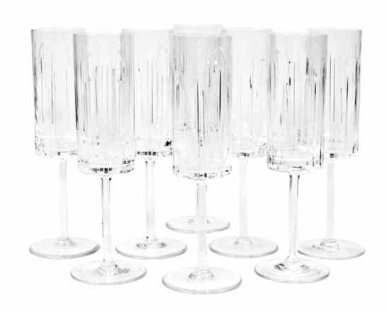 Appraisal: A Cartier Glass Partial Stemware Service in the La Maison