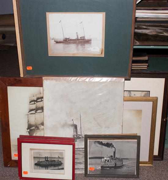 Appraisal: Prints and Photos Nine of Baltimore's nautical history including U