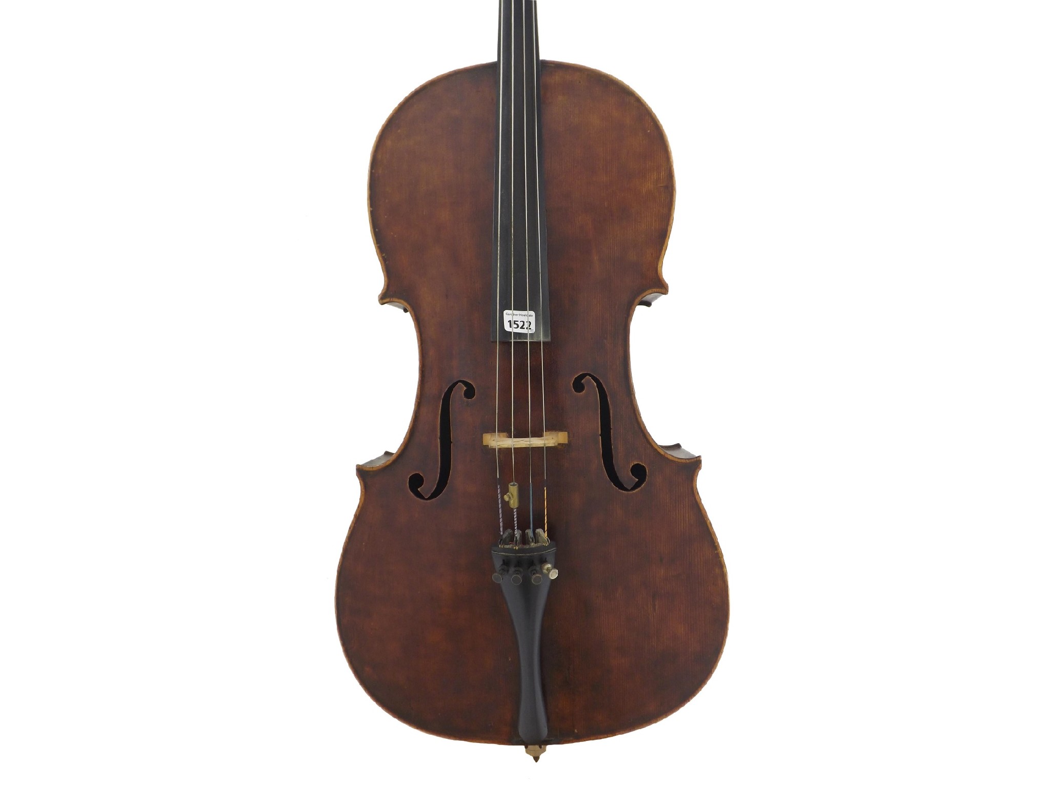 Appraisal: Good th century violoncello bearing a repairer's label and another