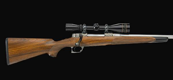 Appraisal: A Weatherby Magnum Champlin Firearms bolt action sporting rifle engraved