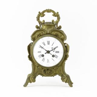 Appraisal: th Century Tiffany Co Rococo style Bronze Bracket Clock with