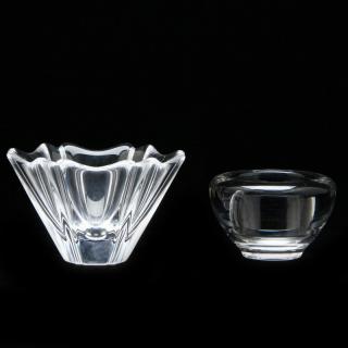 Appraisal: Two Pieces of Orrefors Crystal mid th century including a