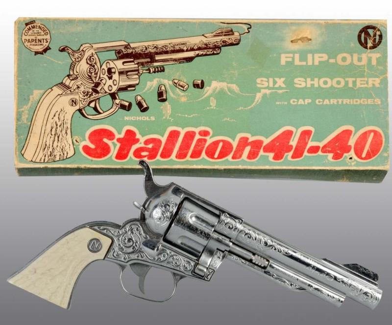 Appraisal: Nichols Stallion - Flip-Out Toy Cap Gun Description 's Includes