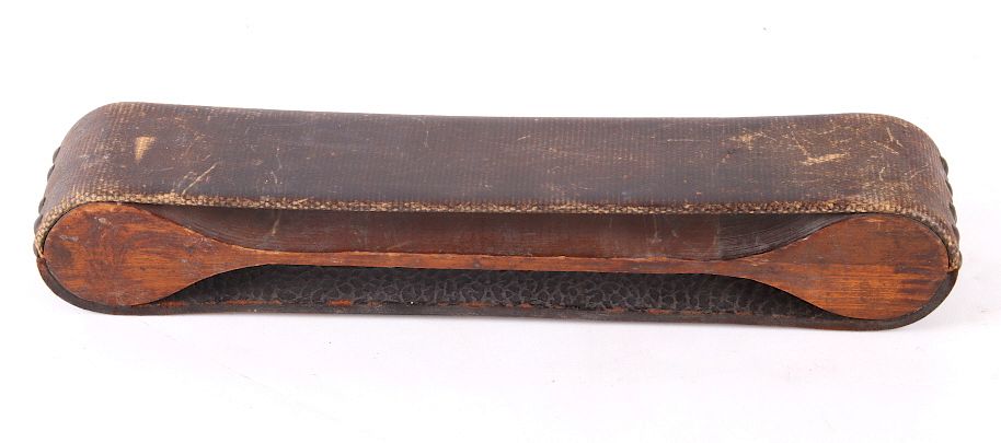 Appraisal: Antique Leather Razor Strop Guarantee Supply Co Featured in this