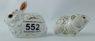 Appraisal: Royal Crown Derby Bunny and River Bank Vole both for