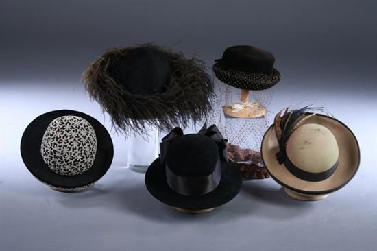 Appraisal: LARGE GROUP OF AUTUMN AND WINTER HATS Approximately in various