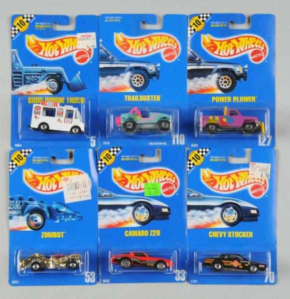 Appraisal: Lot of Mattel Hot Wheels Blue Card Vehicles Description Includes