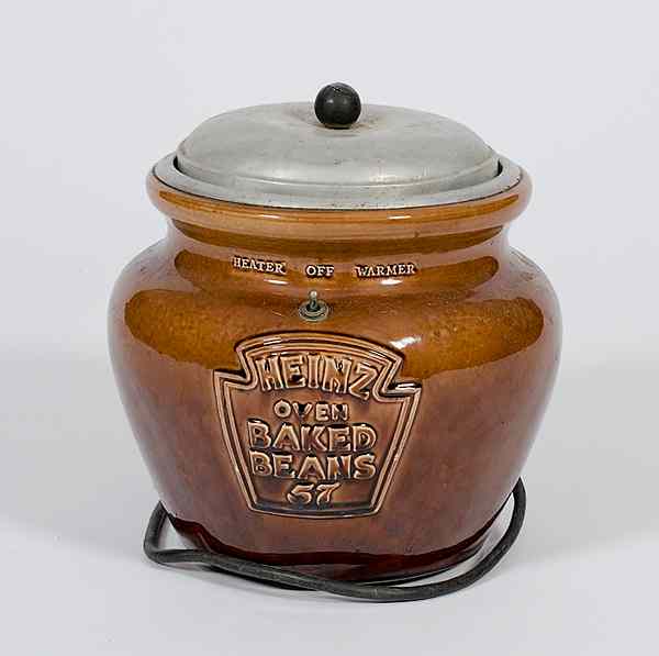 Appraisal: Heinz Ceramic Bean Pot American A ceramic Heinz Oven Baked