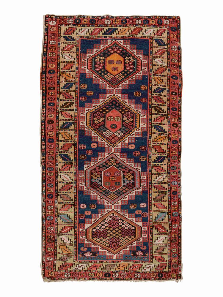 Appraisal: A Caucasian Wool Rug A Caucasian Wool Rug Southeast Persia