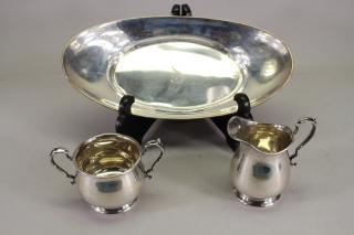 Appraisal: Sterling Silver Fisher Serving Pieces Sterling Silver Fisher Serving Pieces