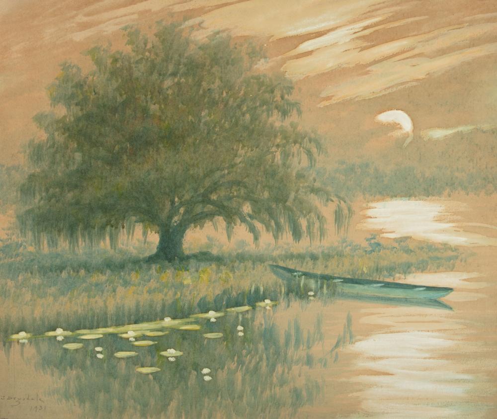 Appraisal: Alexander John Drysdale American New Orleans - Bayou Scene with