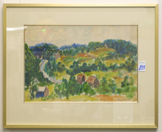 Appraisal: IRVING GEORGE LEHMAN WATERCOLOR ON PAPER Russian American - Wooded