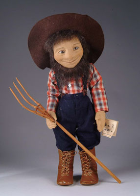 Appraisal: JOHN WRIGHT SETH DOLL This is one of John Wright