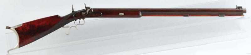 Appraisal: Philadelphia Half-Stock Rifle by E Anschutz Description Overall length Barrel