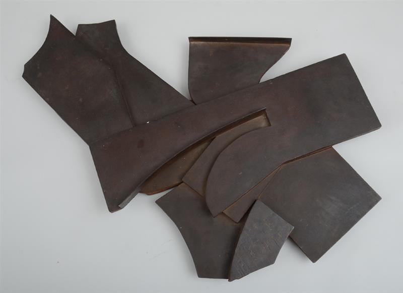 Appraisal: MICHAEL STEINER b UNTITLED Bronze x x in Salander-O'Reilly Galleries'