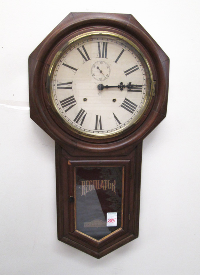 Appraisal: ANSONIA 'REGULATOR A' WALL CLOCK Ansonia Clock Co Brooklyn New