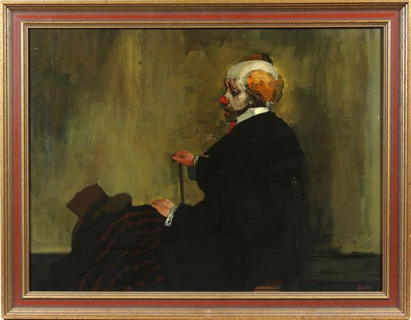 Appraisal: Scott Duncan American th Century clown o c x x