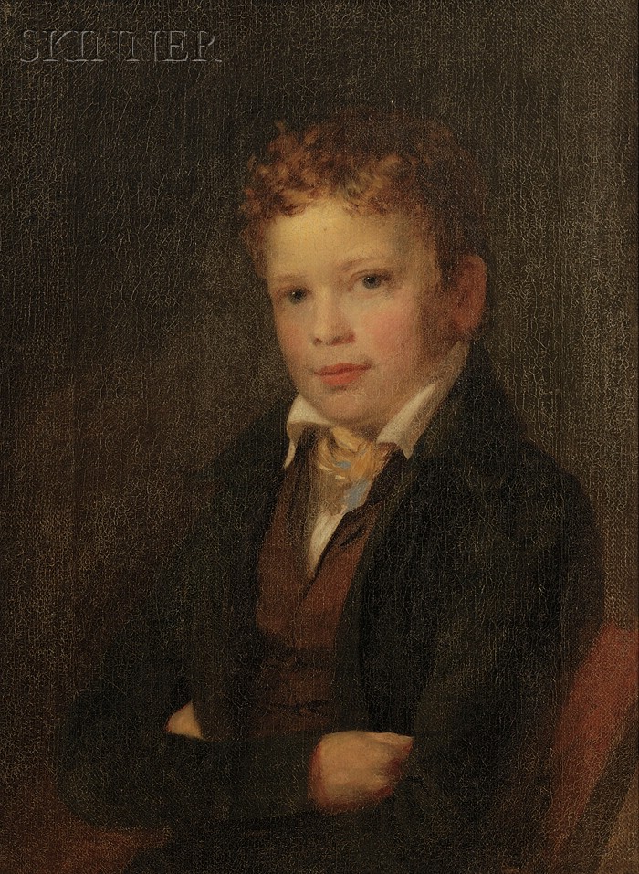 Appraisal: American School th Century Portrait of John Foster Williams Lane