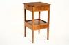 Appraisal: SIDE TABLE - Country Hepplewhite maple and birch two drawer