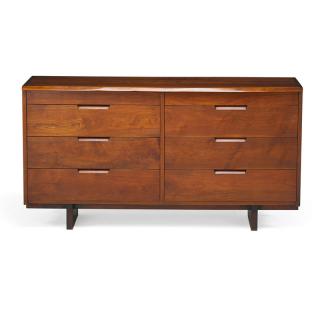 Appraisal: GEORGE NAKASHIMA Double dresser GEORGE NAKASHIMA - NAKASHIMA STUDIODouble dresser