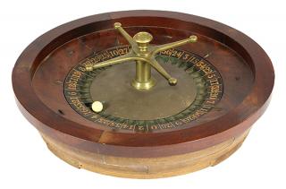 Appraisal: French table top Roulette wheel th Century attributed to C