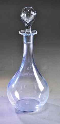 Appraisal: BACCARAT CRYSTAL DECANTERGlobe-shaped decanter with globe-shaped stopper '' h excellent