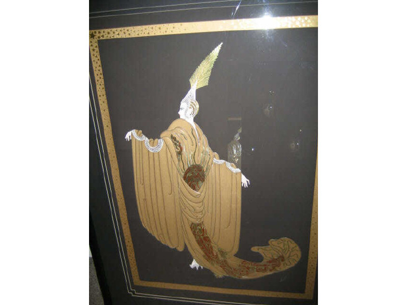 Appraisal: ERTE ROMAIN DE TIRTOFF RUSSIAN - Costume design lithograph signed