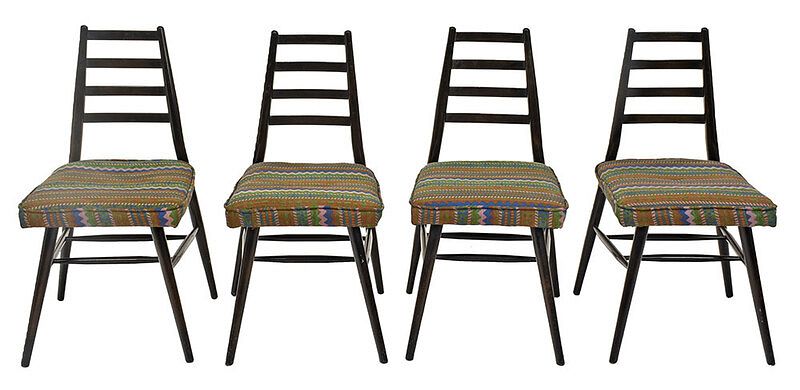 Appraisal: Set of Four Paul McCobb Predictor Chairs American probably by