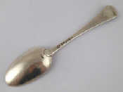 Appraisal: A Georgian silver Hanoverian tablespoon Elizabeth Jackson London cm wt