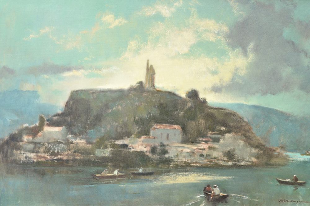 Appraisal: Harry Russell Ballinger American - Janitzio Island Mexico oil on