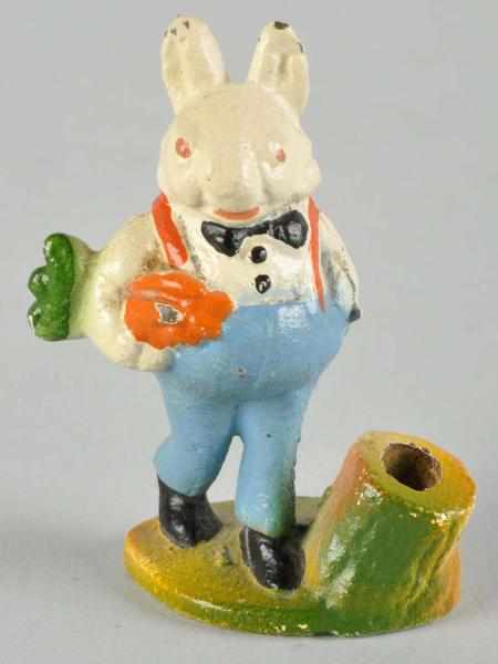 Appraisal: Cast Iron Wilton Peter Rabbit Pencil Holder Condition Excellent Size