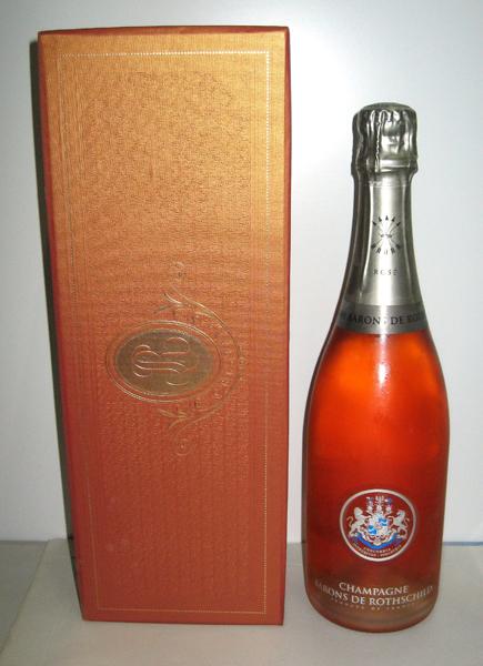 Appraisal: A BOTTLE OF BARON DE ROTHSCHILD CHAMPAGNE ROSE ML A