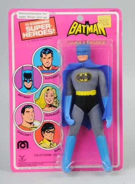 Appraisal: Mego Batman Action Figure Description Marked Marvel Comics Foreign packaging