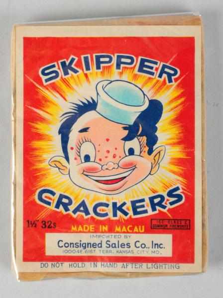 Appraisal: Skipper Crackers -Pack Firecrackers Class Consigned Sales Company Inc in